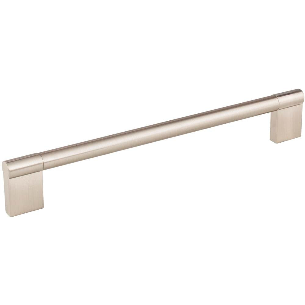 Hardware Resources - 224 mm Center-to-Center Satin Nickel Knox Cabinet Bar Pull - Satin Nickel