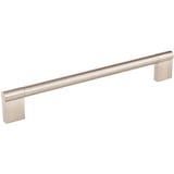 Hardware Resources - 224 mm Center-to-Center Satin Nickel Knox Cabinet Bar Pull - Satin Nickel