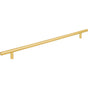 Hardware Resources - 319 mm Center-to-Center Brushed Gold Naples Cabinet Bar Pull - Brushed Gold