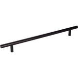 Hardware Resources - 256 mm Center-to-Center Matte Black Naples Cabinet Bar Pull - Matte Black