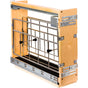 Hardware Resources - 5'' ''No Wiggle'' Soft-close Tray Divider Pullout - Weathered Brass