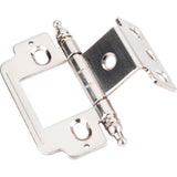 Hardware Resources - 270 degree Full Wrap for 3/4'' Frame x 3/4'' Door, Inset Flush, ''B'' style Minaret Hinge - Satin Nickel - Satin Nickel