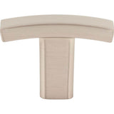 1-1/2'' Overall Length Brushed Gold Square Thatcher Cabinet ''T'' Knob