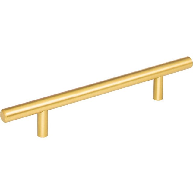 Hardware Resources - 128 mm Center-to-Center Brushed Gold Naples Cabinet Bar Pull - Brushed Gold