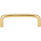 3-1/2'' Center-to-Center Brushed Chrome Torino Cabinet Wire Pull