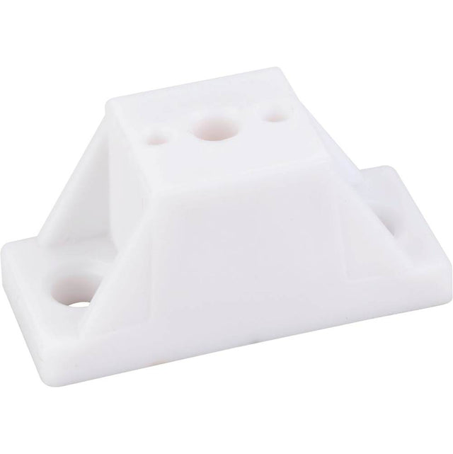 Hardware Resources - White 7/8'' Spacer x 1-7/8'' Overall Width - Holes are 1-3/8'' Center to Center - White