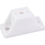 Hardware Resources - White 7/8'' Spacer x 1-7/8'' Overall Width - Holes are 1-3/8'' Center to Center - White