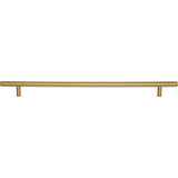 319 mm Center-to-Center Brushed Gold Naples Cabinet Bar Pull