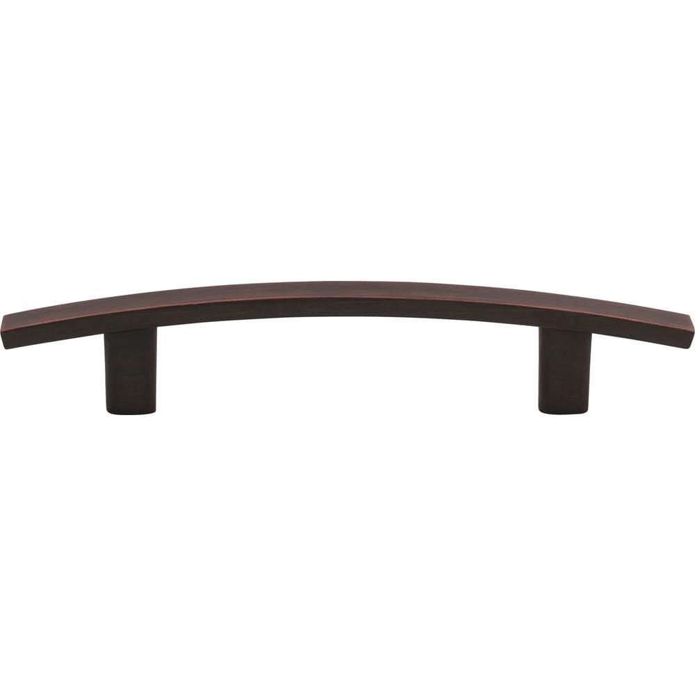96 mm Center-to-Center Brushed Gold Square Thatcher Cabinet Bar Pull