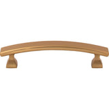 96 mm Center-to-Center Brushed Gold Square Hadly Cabinet Pull