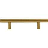 96 mm Center-to-Center Brushed Gold Naples Cabinet Bar Pull