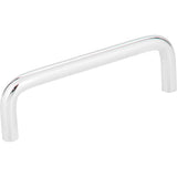 Hardware Resources - 3-1/2'' Center-to-Center Polished Chrome Torino Cabinet Wire Pull - Polished Chrome