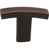 1-1/2'' Overall Length Brushed Gold Square Thatcher Cabinet ''T'' Knob
