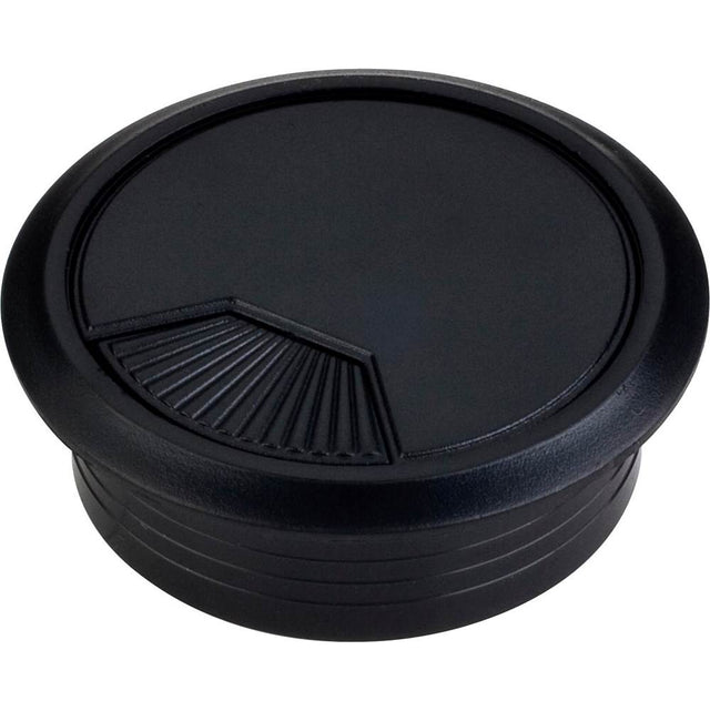 Hardware Resources - Black 3 Piece Spring Grommet for 60 mm Diameter Hole - Black
