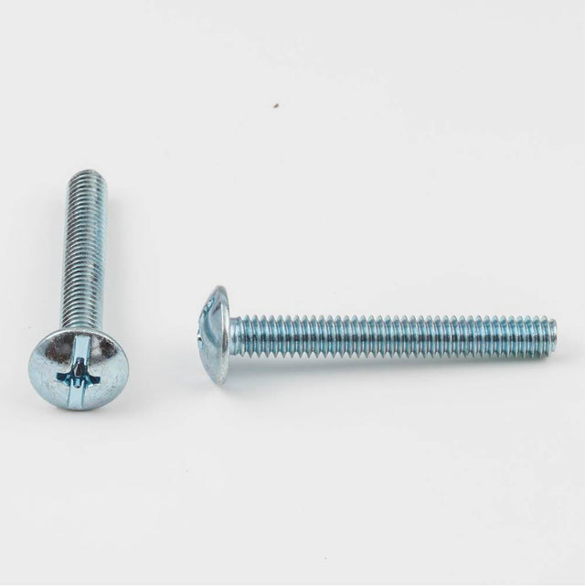 Hardware Resources - 8/32'' x 1-1/4'' Truss Phillips Machine Screw Retail Pack - 20 Screws per Pack - Zinc