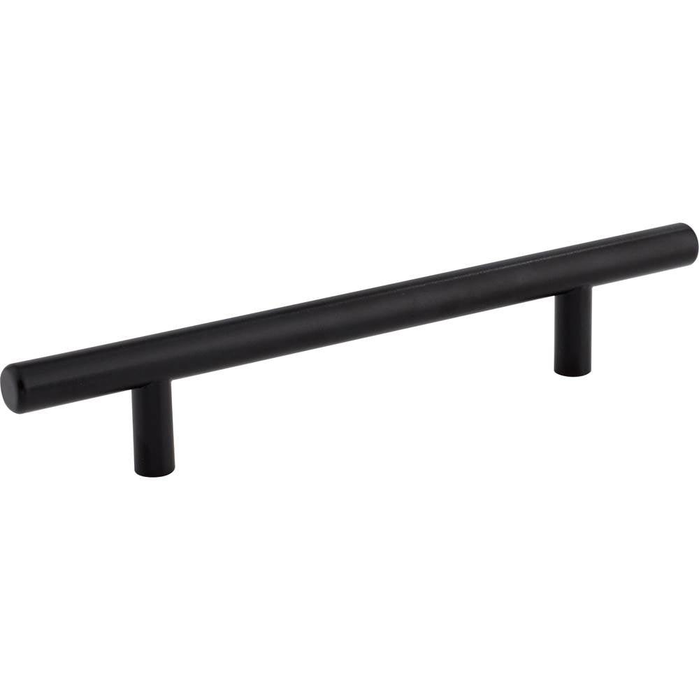 Hardware Resources - 128 mm Center-to-Center Hollow Matte Black Stainless Steel Naples Cabinet Bar Pull - Matte Black Stainless Steel