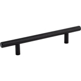 Hardware Resources - 128 mm Center-to-Center Hollow Matte Black Stainless Steel Naples Cabinet Bar Pull - Matte Black Stainless Steel