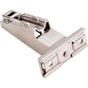 Hardware Resources - Heavy Duty 9 mm Non-Cam Adj Zinc Die Cast Wrap-Around Plate for 700, 725, 900 and 1750 Series Euro Hinges - Polished Nickel