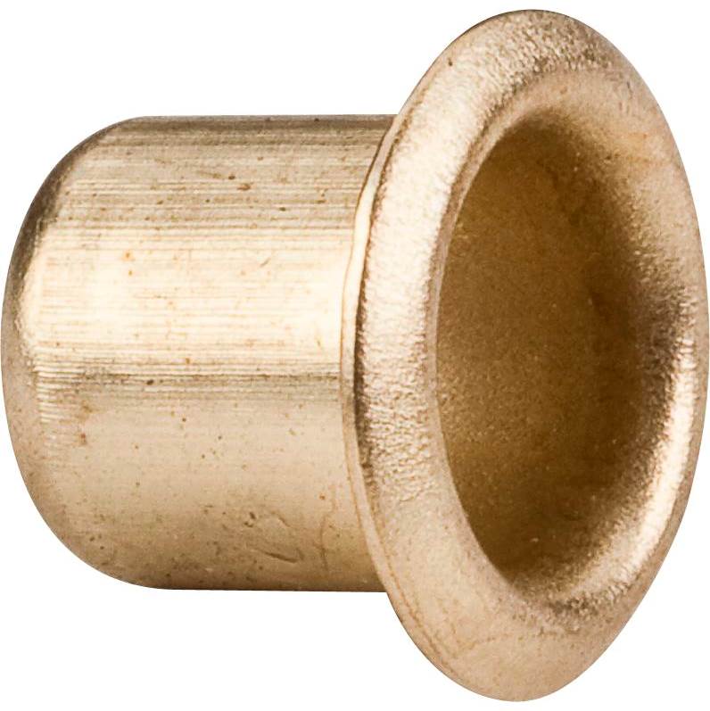 Hardware Resources - Polished Brass 1/4'' Grommet for 7 mm Hole - Priced and Sold by the Thousand - Polished Brass