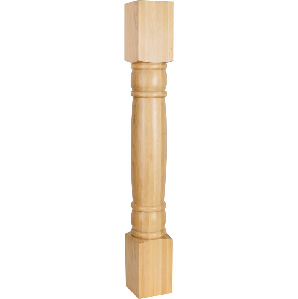 Hardware Resources - 4-1/2'' W x 4-1/2'' D x 35-1/2'' H Alder Doric Post - Unfinished