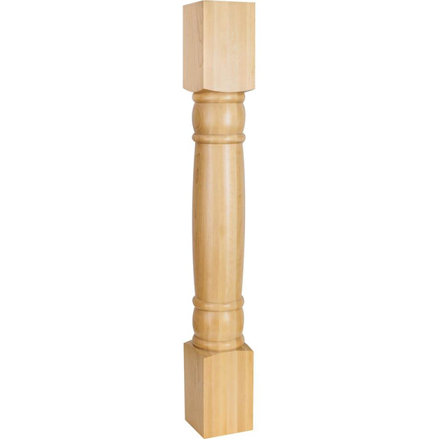 Hardware Resources - 4-1/2'' W x 4-1/2'' D x 35-1/2'' H Alder Doric Post - Unfinished