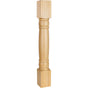 Hardware Resources - 4-1/2'' W x 4-1/2'' D x 35-1/2'' H Alder Doric Post - Unfinished