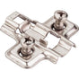Hardware Resources - Standard Duty 0 mm Non-Cam Adj Steel Plate with Shortened Euro Screws for 700, 725, 900 and 1750 Series Euro Hinges - Polished Nickel