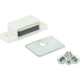 Hardware Resources - Single Magnetic Catch, 2-pack - White