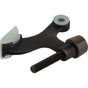 Hardware Resources - Hinge Pin Door Stop with Adjustable Pad, 2-pack - Brushed Oil Rubbed Bronze