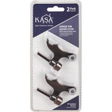 Hinge Pin Door Stop with Adjustable Pad, 2-pack