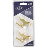 Hinge Pin Door Stop with Adjustable Pad, 2-pack