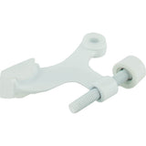 Hardware Resources - Hinge Pin Door Stop with Adjustable Pad, 2-pack - White