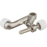 Hardware Resources - Hinge Pin Door Stop, 2-pack - Satin Nickel