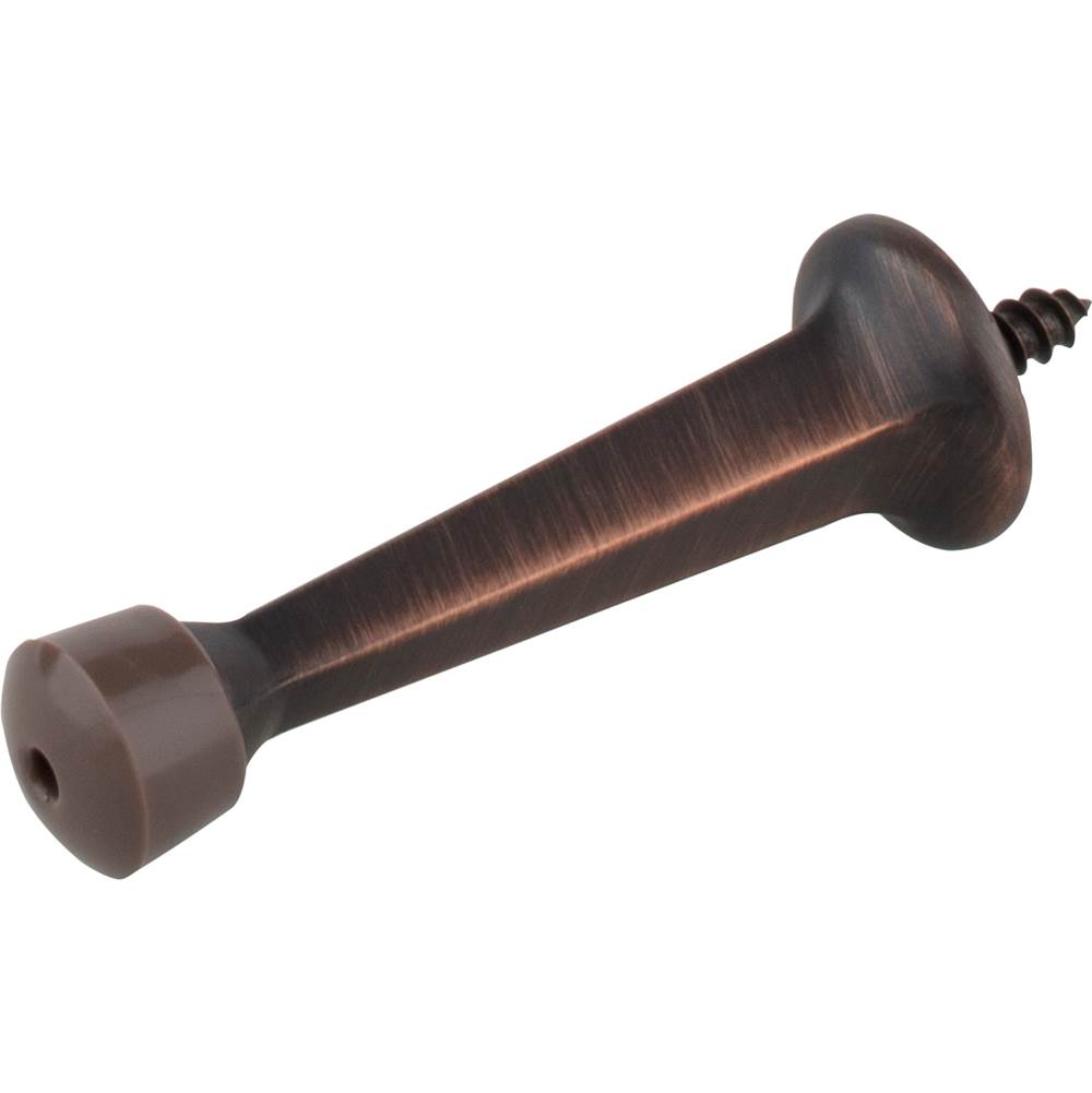 Hardware Resources - Rigid Door Stop, 2-pack - Brushed Oil Rubbed Bronze