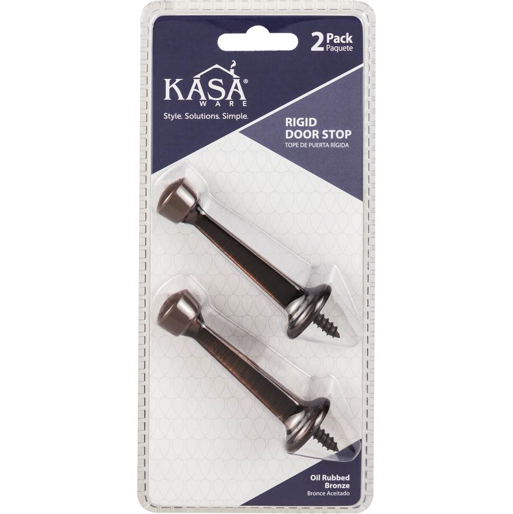 2-pack of Rigid Door Stops. Installation instructions includ