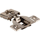Hardware Resources - 1/2'' Overlay Compact Hinge, 2-pack - Polished Nickel