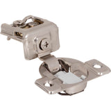 Hardware Resources - 2-pack of 1-1/4'' Overlay Soft-close Compact Hinges. Screws a - Polished Nickel
