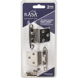 3/8'' Self-closing Inset Hinge, 2-pack