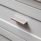 3'' Center-to-Center Satin Nickel Capri Cabinet Tab Pull