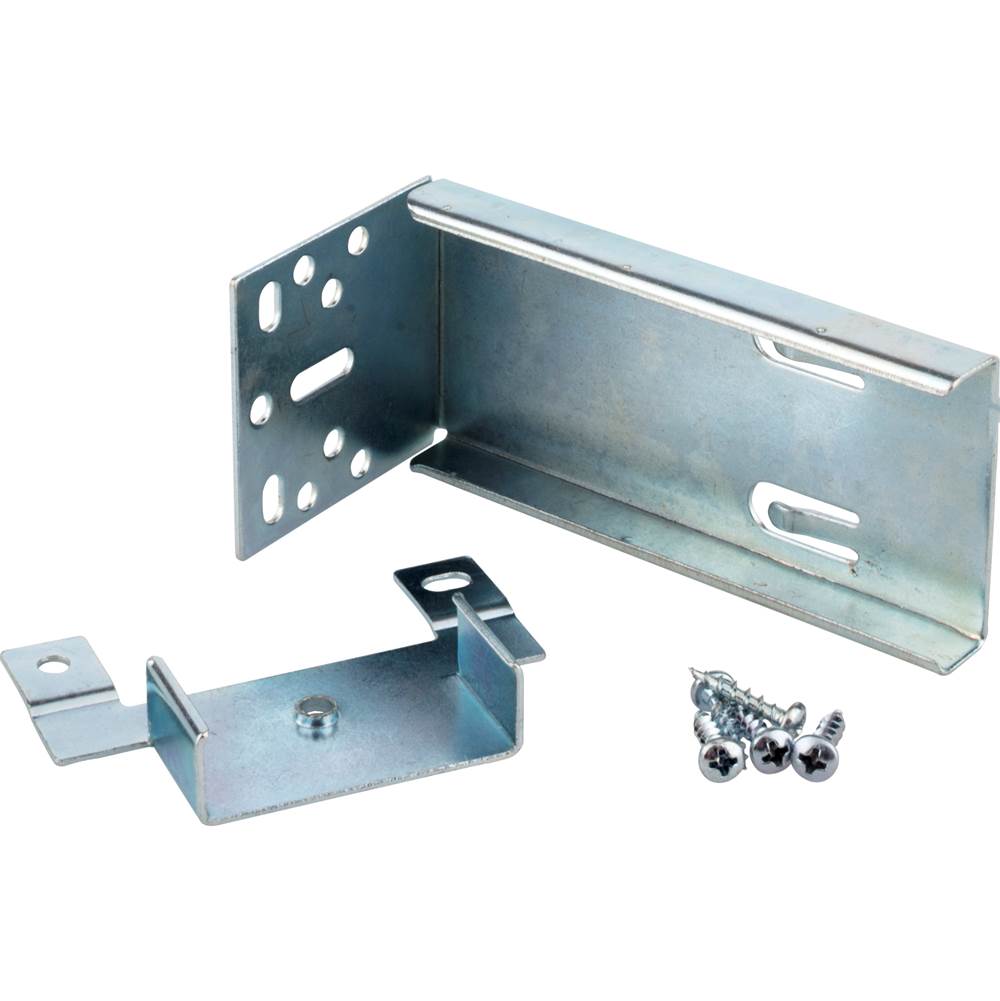 Hardware Resources - Ball Bearing Drawer Slide Rear Mounting Bracket Pack - Zinc