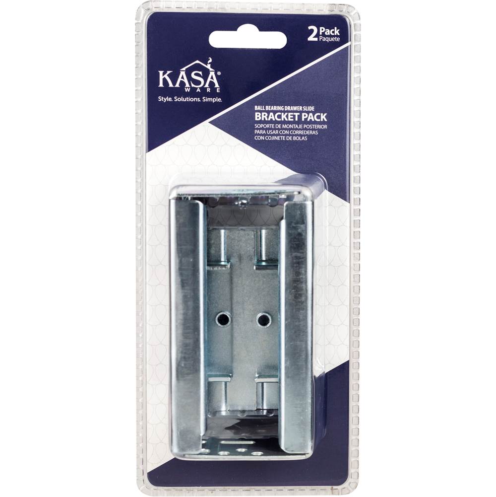 Ball Bearing Drawer Slide Rear Mounting Bracket Pack