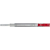 Hardware Resources - 20'' Heavy Duty Soft-close Ball Bearing Drawer Slides, 1 pair - Zinc