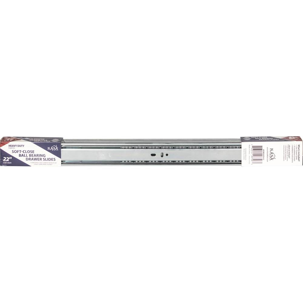 22'' Heavy Duty Soft-close Ball Bearing Drawer Slides, 1 pair