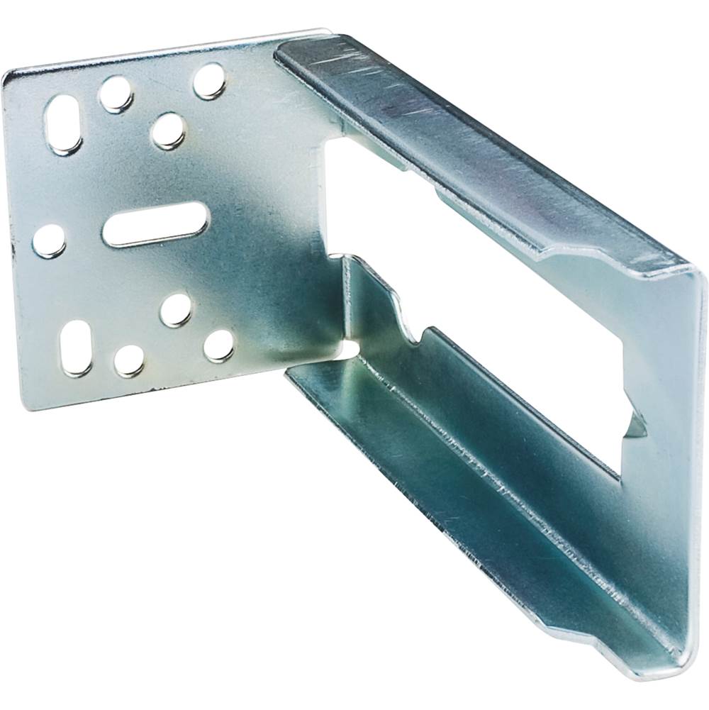 Hardware Resources - Soft-close Ball Bearing  Slide Rear Mounting Bracket Pack - Zinc