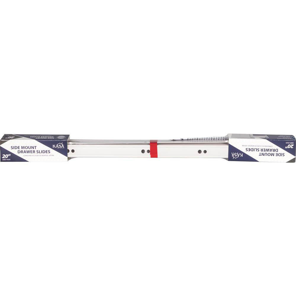 20'' Side Mount Drawer Slides, 1 pair