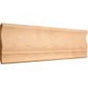 Hardware Resources - 11/16'' D x 5-1/2'' H Poplar Standard Crown Moulding - Unfinished