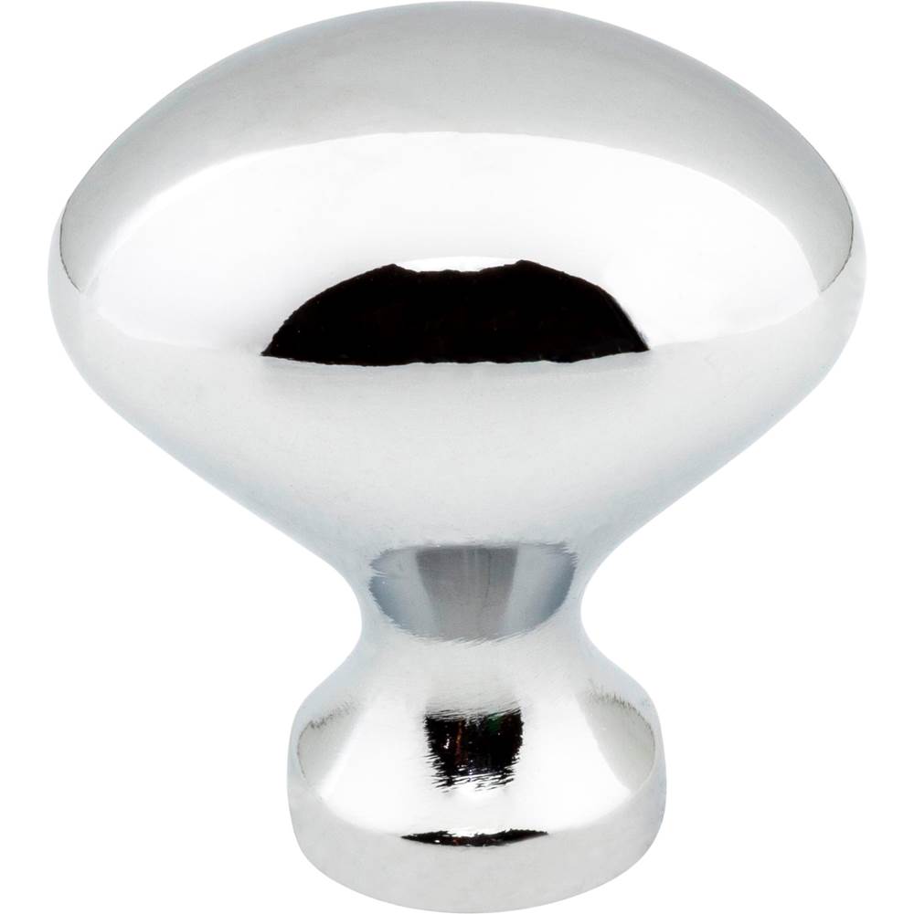 1-1/8'' Overall Length Brushed Pewter Oval Merryville Cabinet Knob