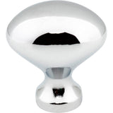 1-1/8'' Overall Length Brushed Pewter Oval Merryville Cabinet Knob