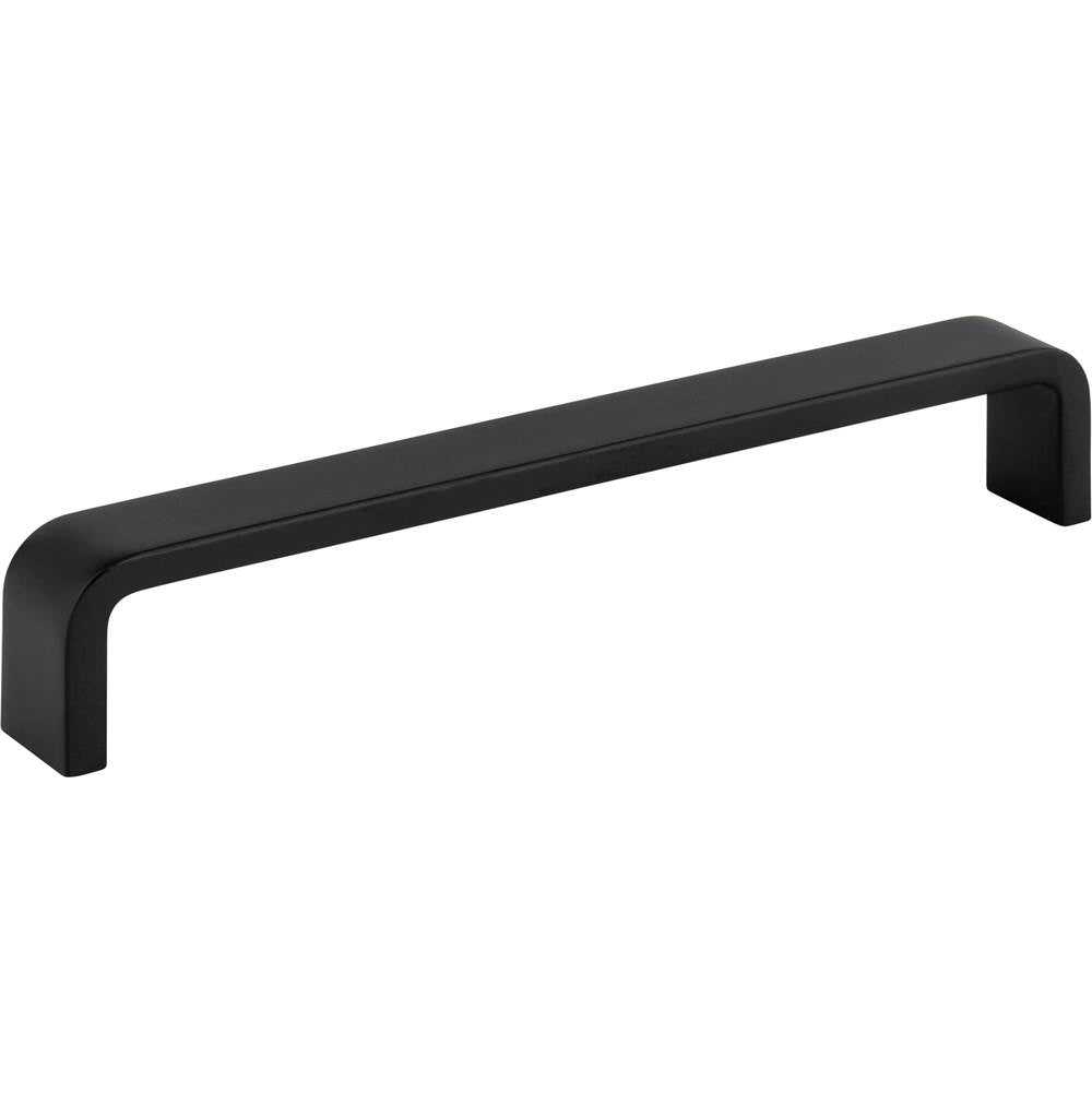 Hardware Resources - 160 mm Center-to-Center Matte Black Square Asher Cabinet Pull - Matte Black