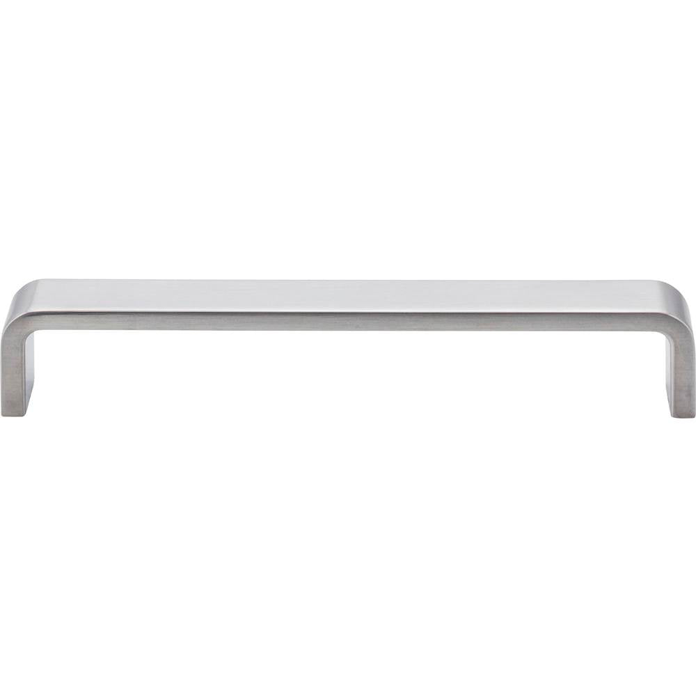 160 mm Center-to-Center Brushed Chrome Square Asher Cabinet Pull